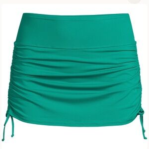Lands’End Women's Tummy Control Adjustable Swim Skirt Swim Bottom NWOT